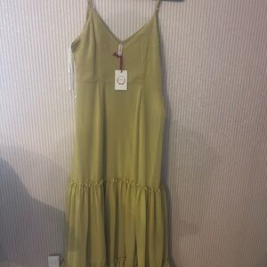 RAGA Light Green Textured Dress